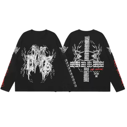 KEN CARSON MERCH - SIGNATURE TOUR BLACK LONGSLEEVE