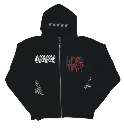 KEN CARSON MERCH - SIGANTURE AGC TOUR DATES ZIP UP HOODIE